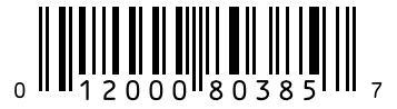 Barcode 012000803857