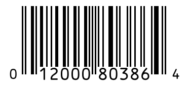 Barcode 012000803864