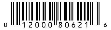 Barcode 012000806216