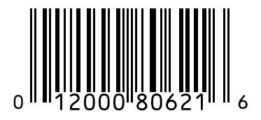 Barcode 012000806216