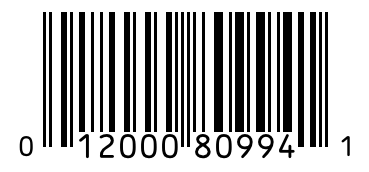 Barcode 012000809941