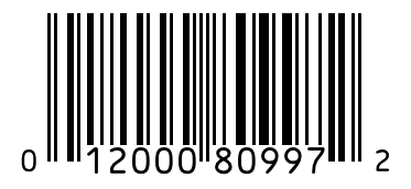 Barcode 012000809972