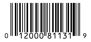 Barcode 012000811319