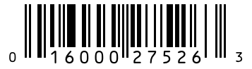 Barcode 016000275263