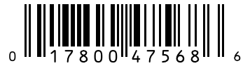 Barcode 017800475686