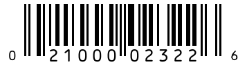 Barcode 021000023226