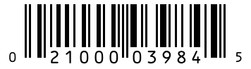 Barcode 021000039845