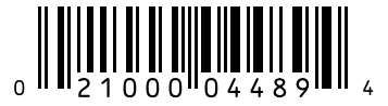 Barcode 021000044894