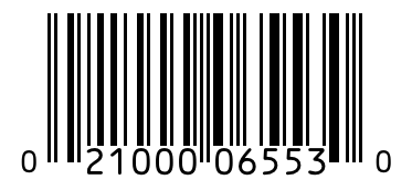 Barcode 021000065530