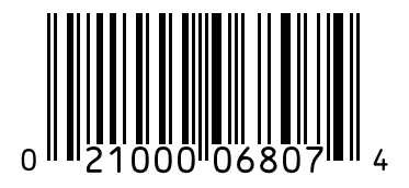 Barcode 021000068074