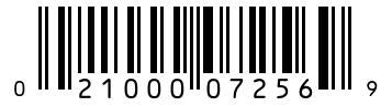 Barcode 021000072569