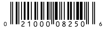 Barcode 021000082506