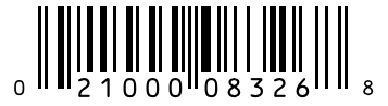 Barcode 021000083268