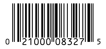 Barcode 021000083275