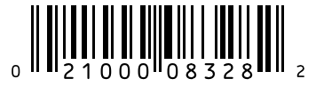 Barcode 021000083282