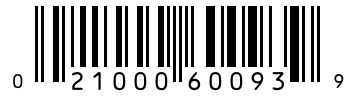 Barcode 021000600939