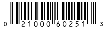 Barcode 021000602513