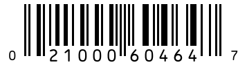 Barcode 021000604647