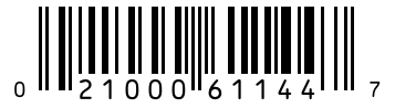 Barcode 021000611447