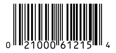 Barcode 021000612154