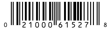 Barcode 021000615278