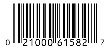 Barcode 021000615827