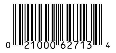 Barcode 021000627134