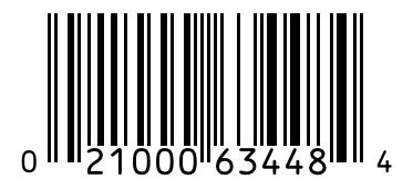 Barcode 021000634484