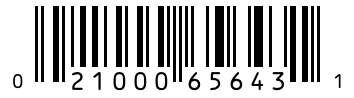 Barcode 021000656431