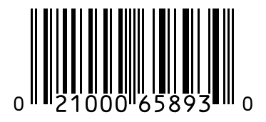 Barcode 021000658930