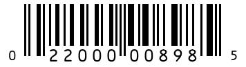 Barcode 022000008985