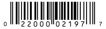 Barcode 022000021977