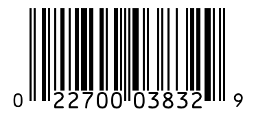Barcode 022700038329