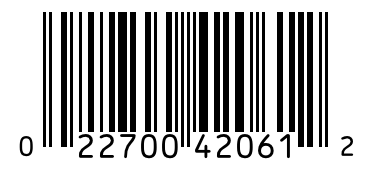 Barcode 022700420612