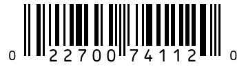 Barcode 022700741120