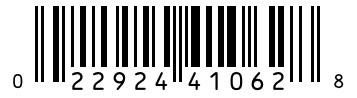 Barcode 022924410628