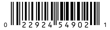 Barcode 022924549021