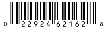 Barcode 022924621628