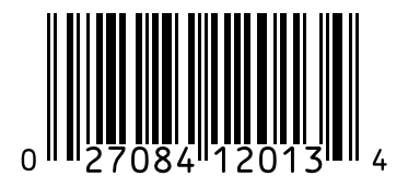 Barcode 027084120134