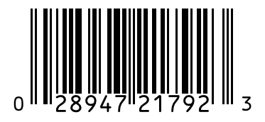 Barcode 028947217923