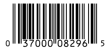 Barcode 037000082965