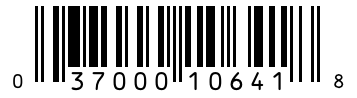 Barcode 037000106418