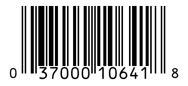 Barcode 037000106418