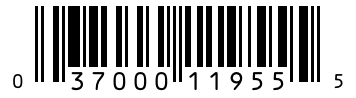 Barcode 037000119555