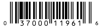 Barcode 037000119616