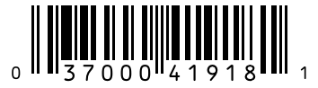 Barcode 037000419181