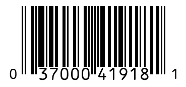 Barcode 037000419181