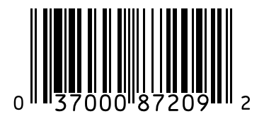 Barcode 037000872092
