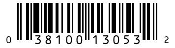 Barcode 038100130532