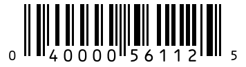 Barcode 040000561125